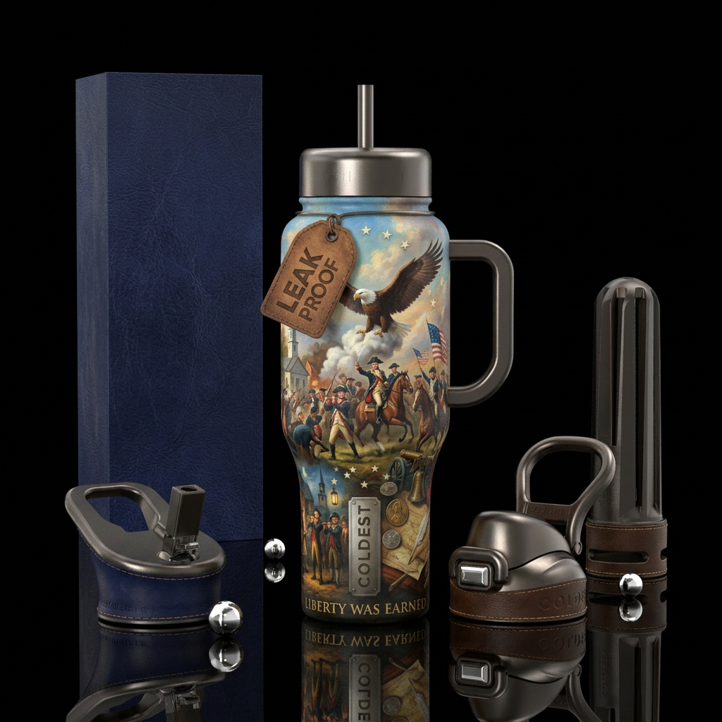 The Birth of Liberty Other powerful names: Forge o... water bottle design
