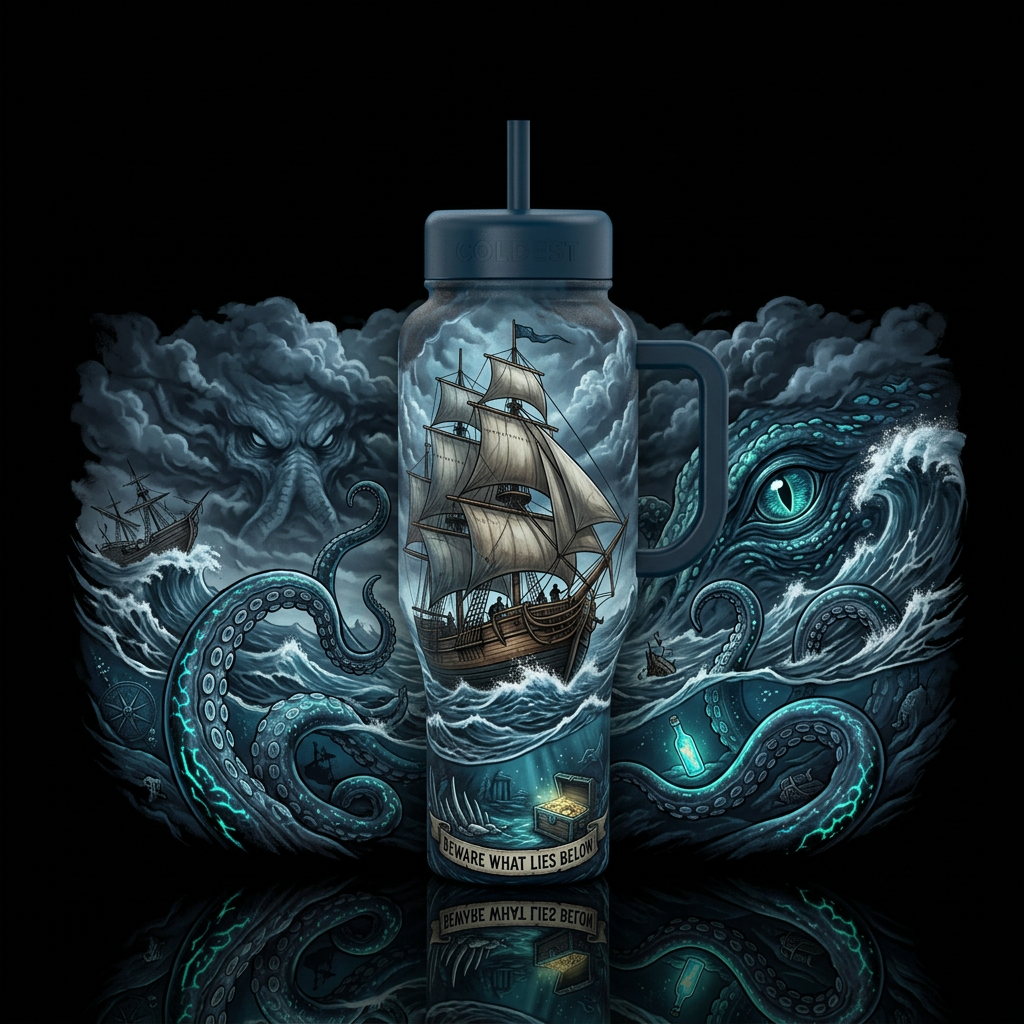 Wrath of the Deep Other powerful names: Leviathan ... water bottle design