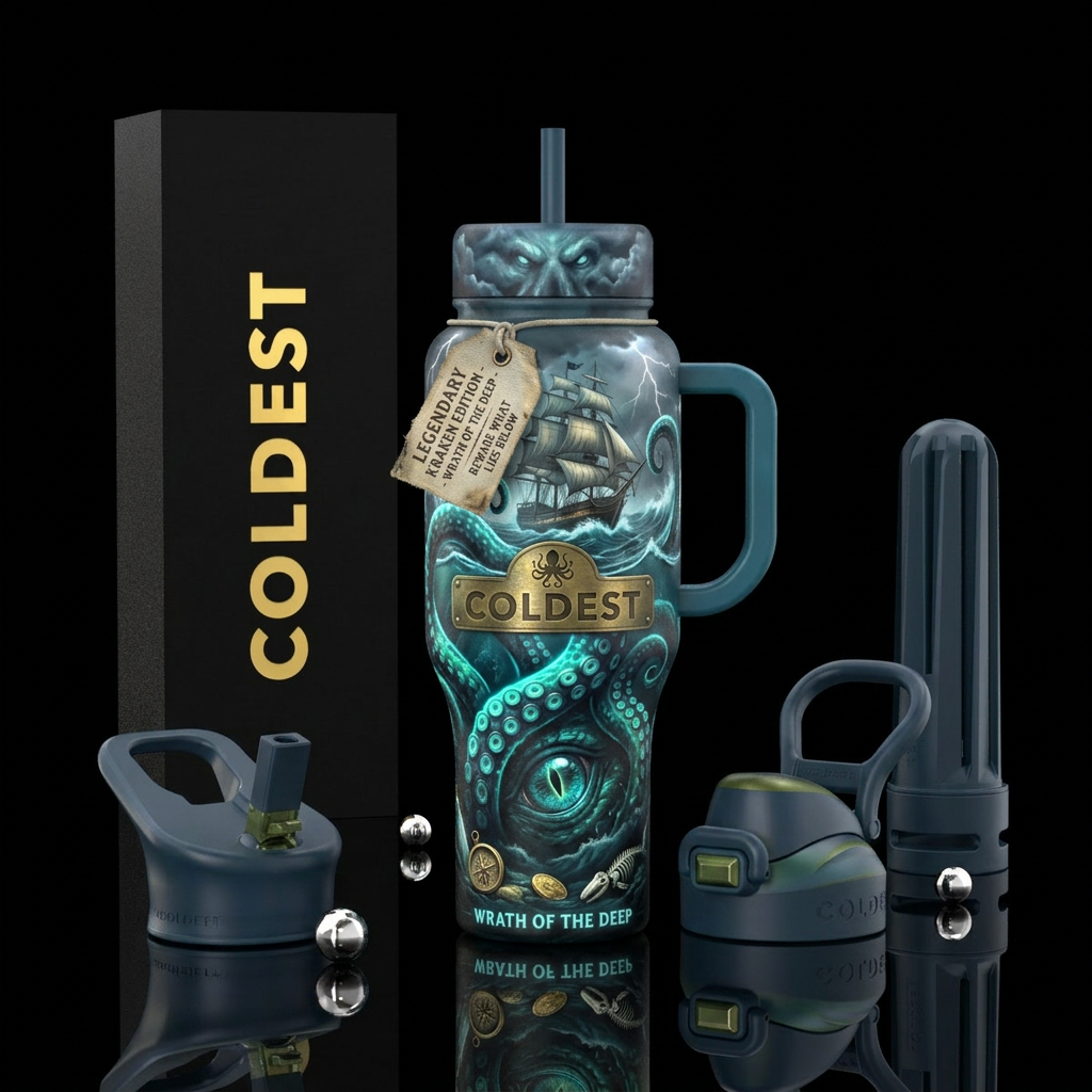 Wrath of the Deep Other powerful names: Leviathan ... water bottle design