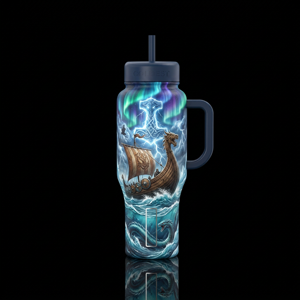 The Last Viking Voyage Other elite names: Voyage t... water bottle design