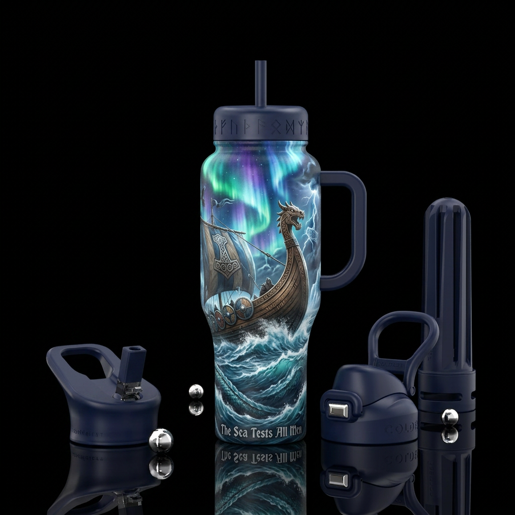 The Last Viking Voyage Other elite names: Voyage t... water bottle design