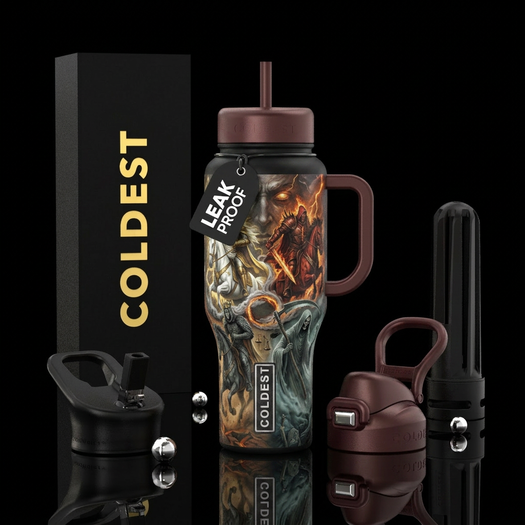 The Four Horsemen: Riders of the End Other elite n... water bottle design