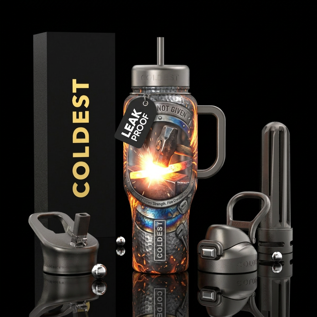 Forged In Fire: Built Not Given Collector Tagline ... water bottle design