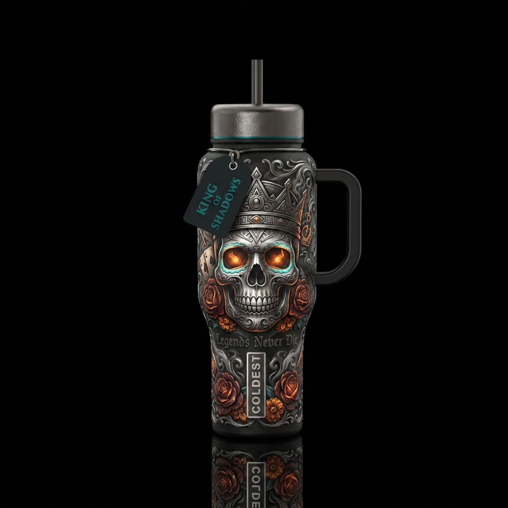 A Sugar Skull collection could be one of the most ... water bottle design