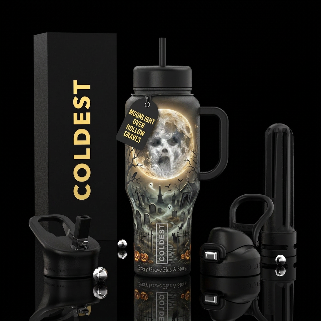 Moonlight Over Hollow Graves Other premium names: ... water bottle design