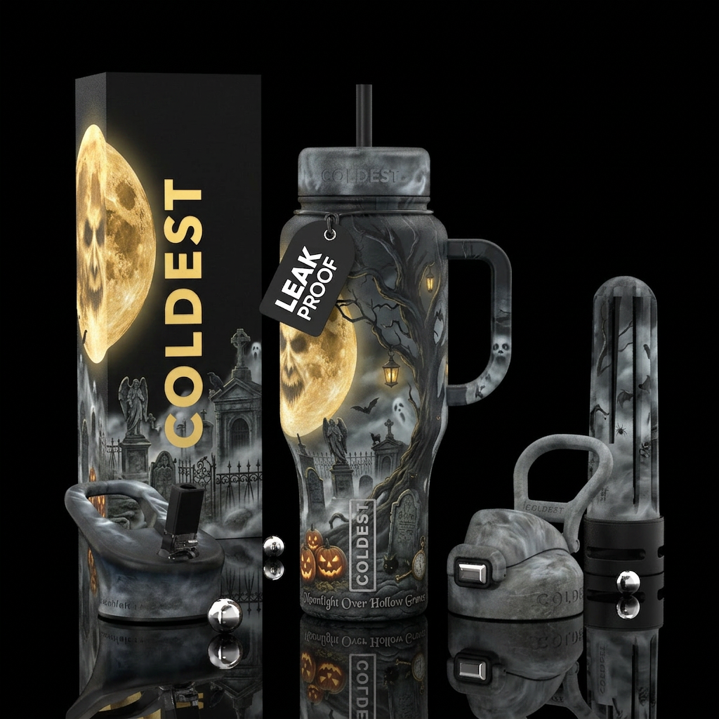 Moonlight Over Hollow Graves Other premium names: ... water bottle design