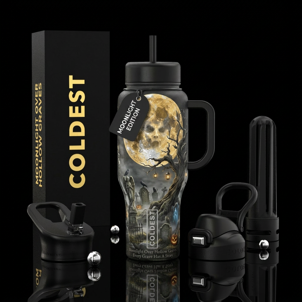 Moonlight Over Hollow Graves Other premium names: ... water bottle design