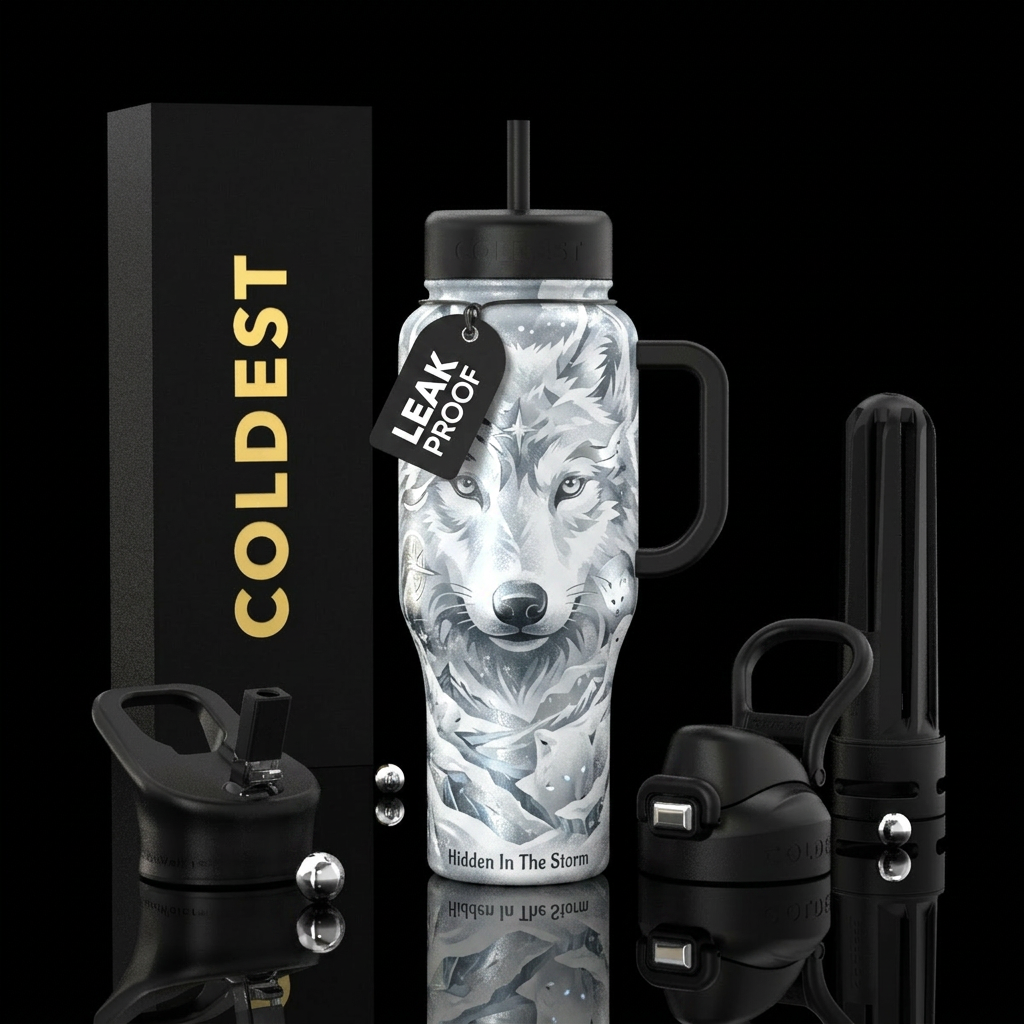 Arctic Phantom Camo Other strong names: Ghost of t... water bottle design