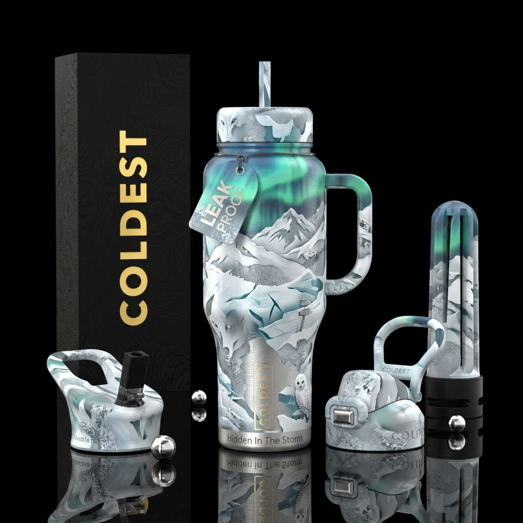 Arctic Phantom Camo Other strong names: Ghost of t... water bottle design