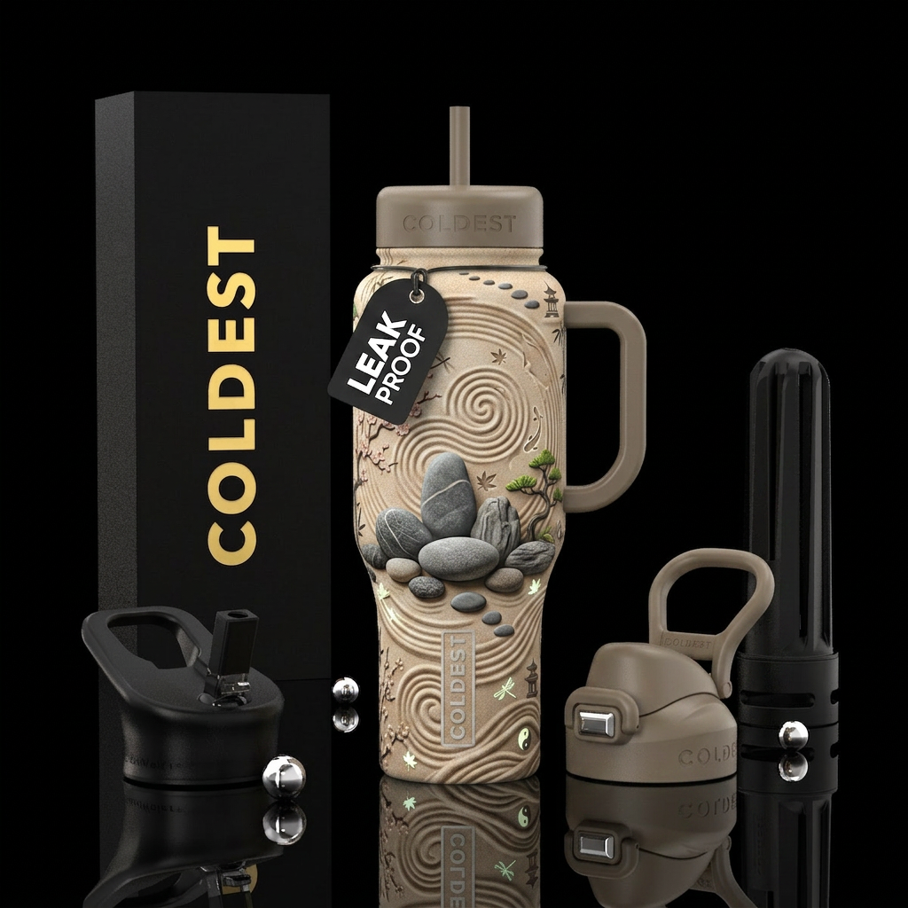 Harmony Other premium names: Zen Serenity Garden o... water bottle design