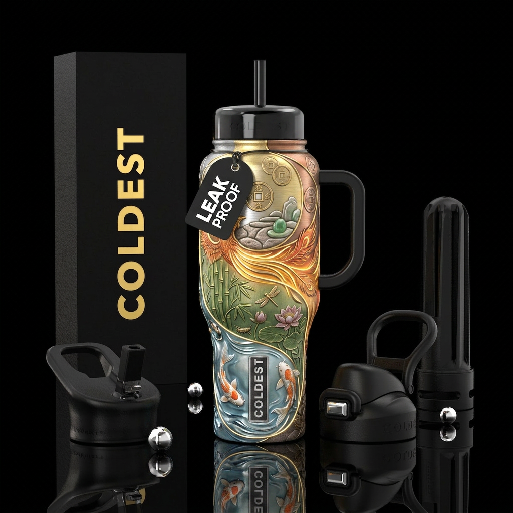 Flow of Harmony Other premium names: Five Elements... water bottle design