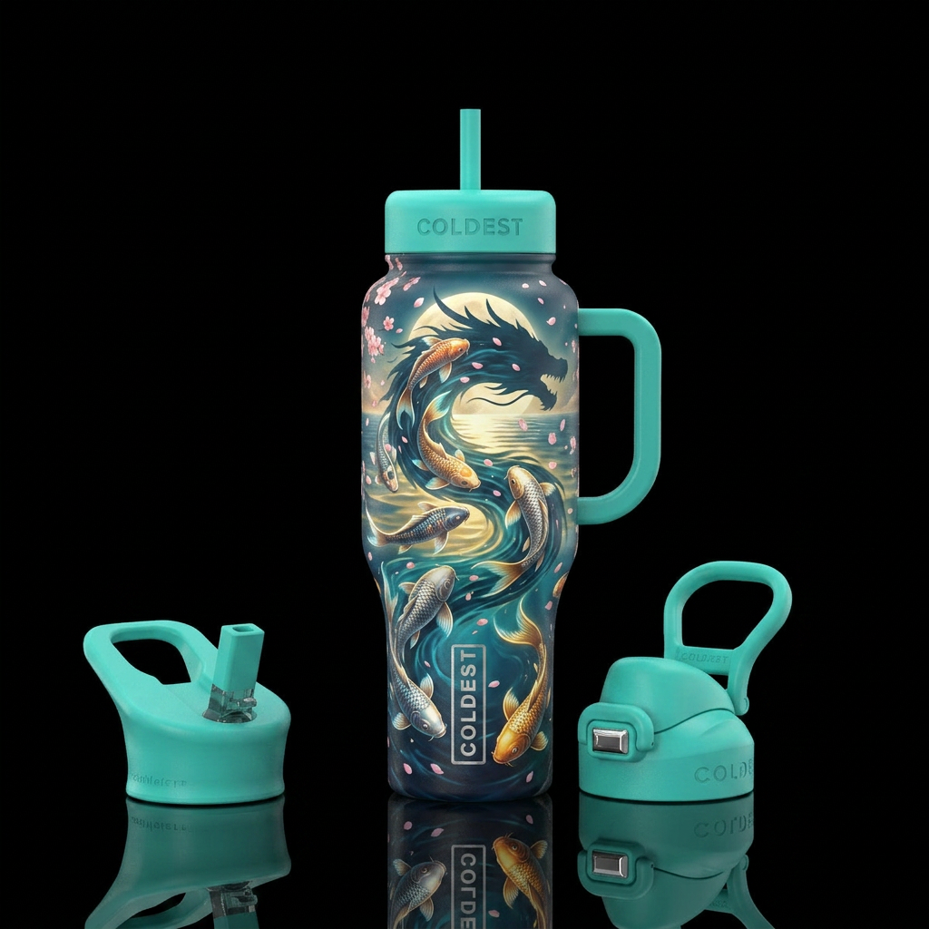 Dragon Gate Other premium names: Koi Dynasty River... water bottle design