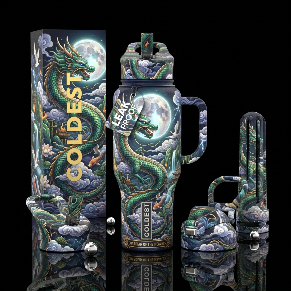 Celestial Dragon Other premium names: Dragon of th... water bottle design