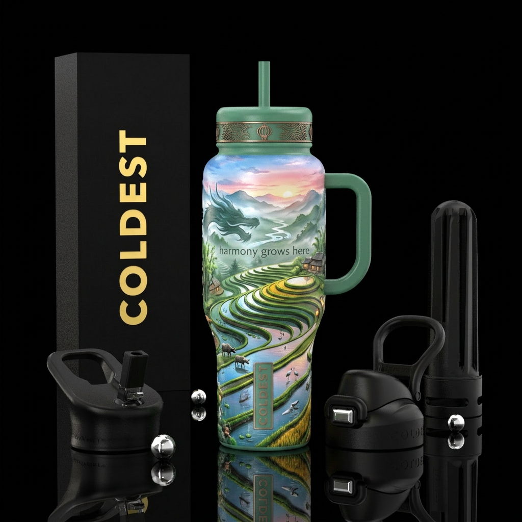 Fields of Harmony Other premium names: Golden Terr... water bottle design