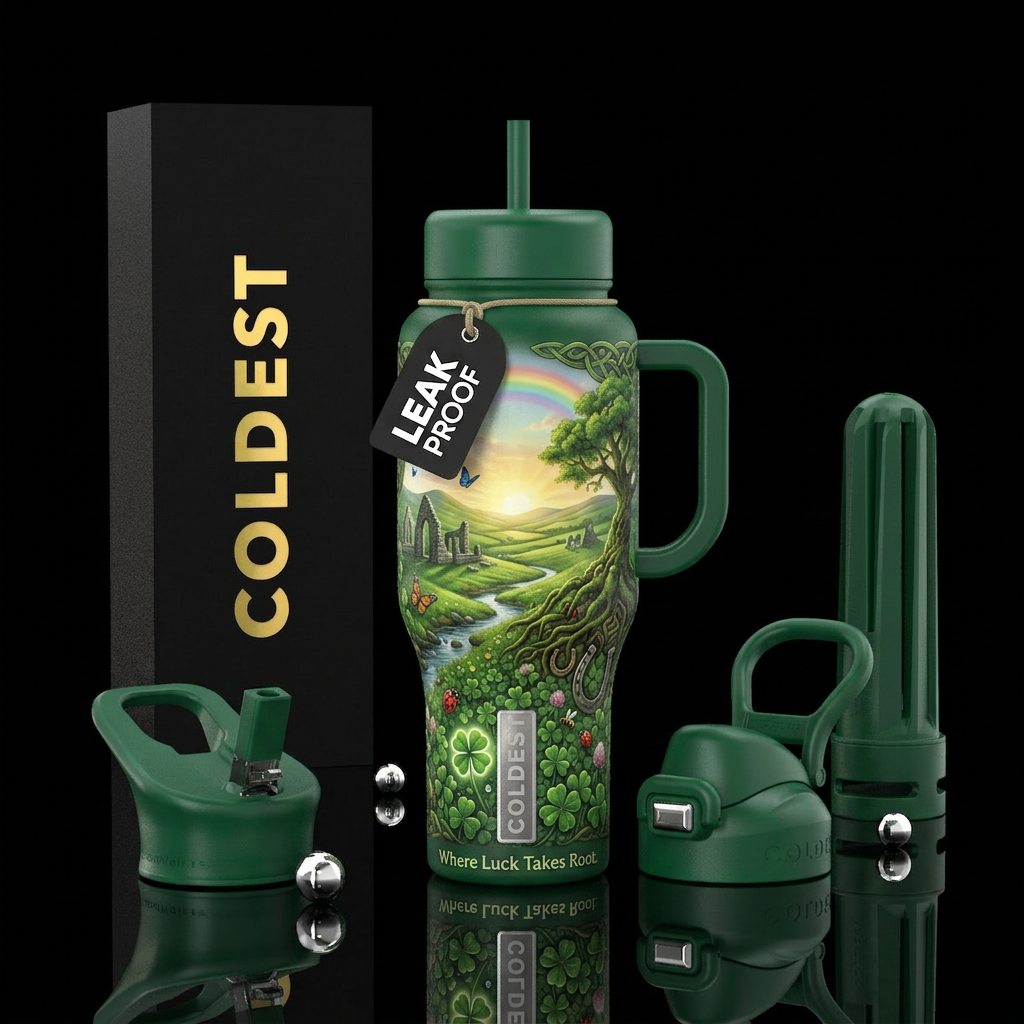 Luck of the Emerald Isle Other premium names: Emer... water bottle design