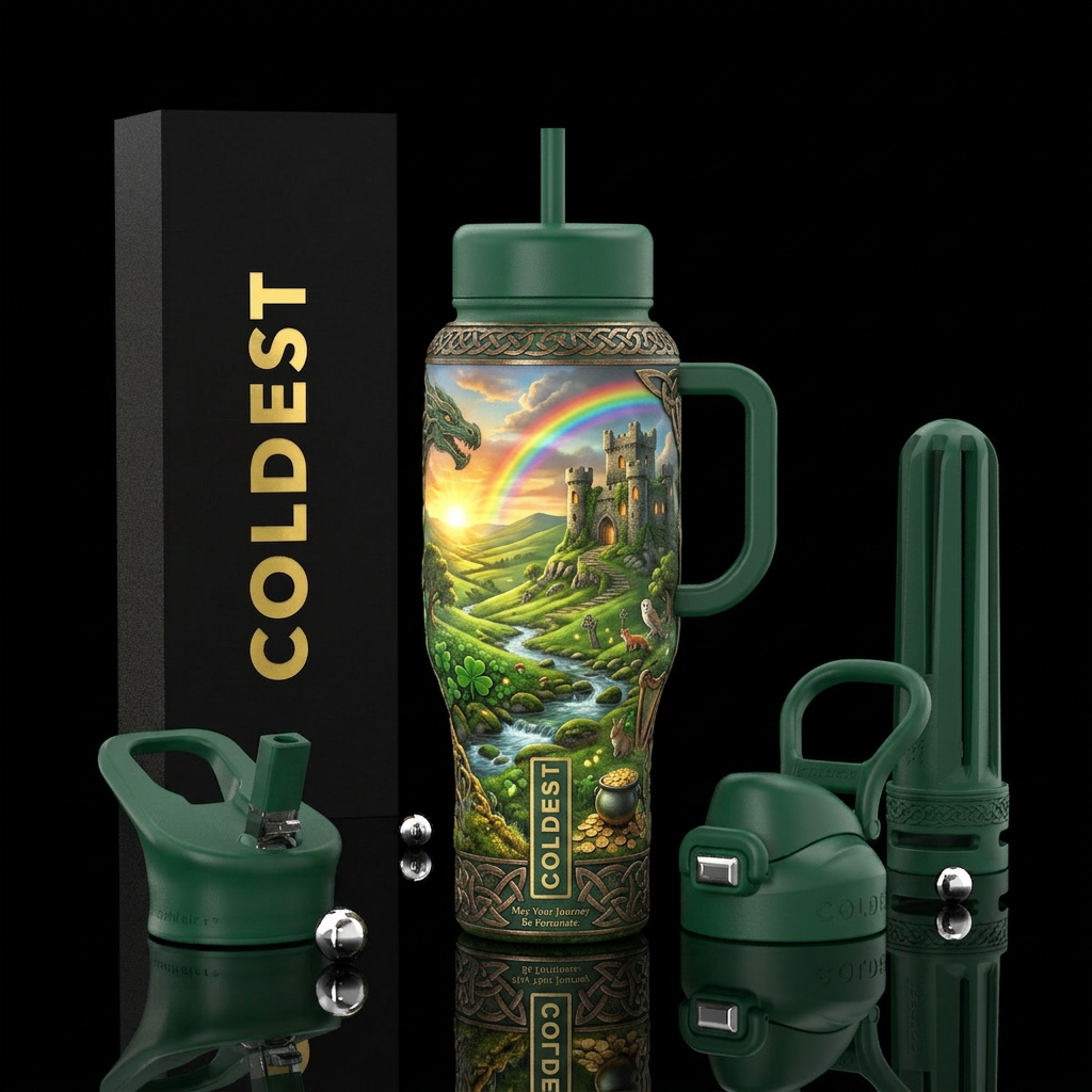 The Emerald Legend Other premium names: Luck of th... water bottle design