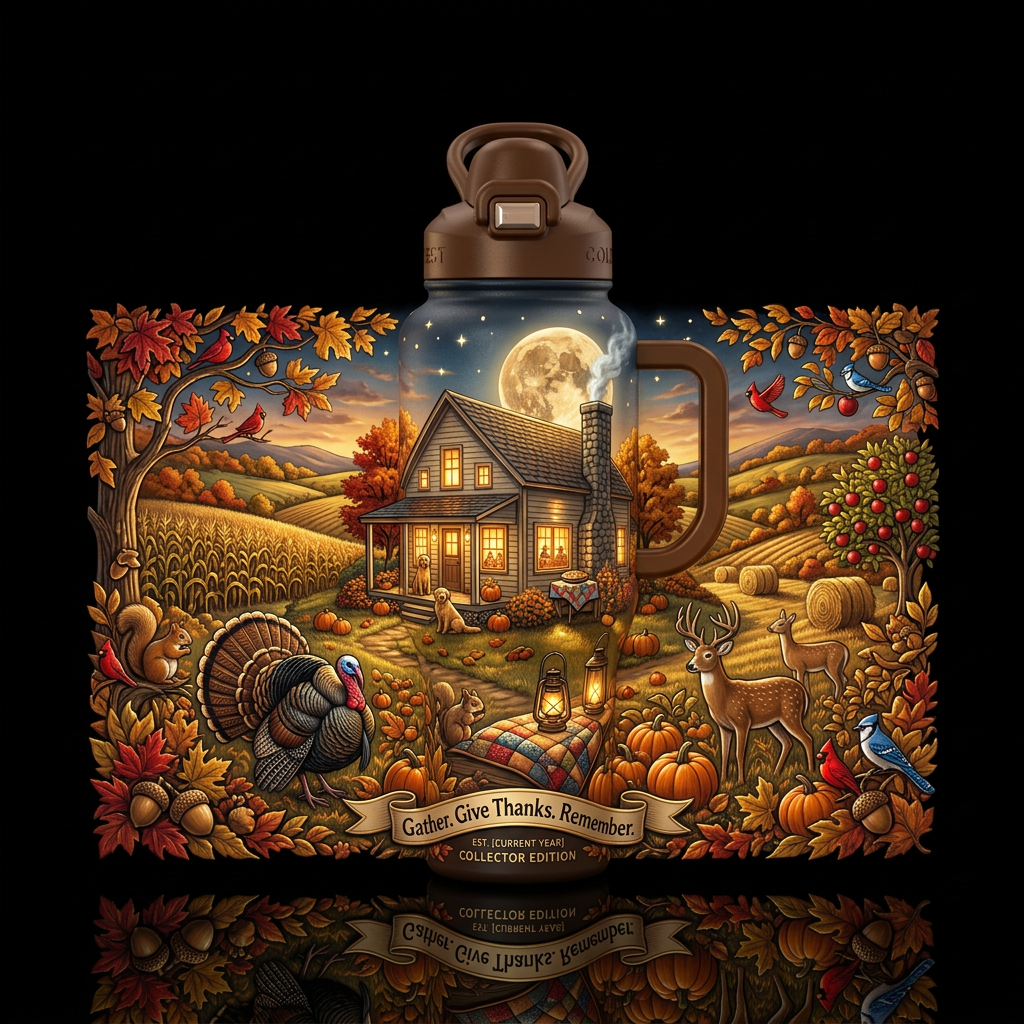 The Harvest Gathering Other premium names: Home fo... water bottle design