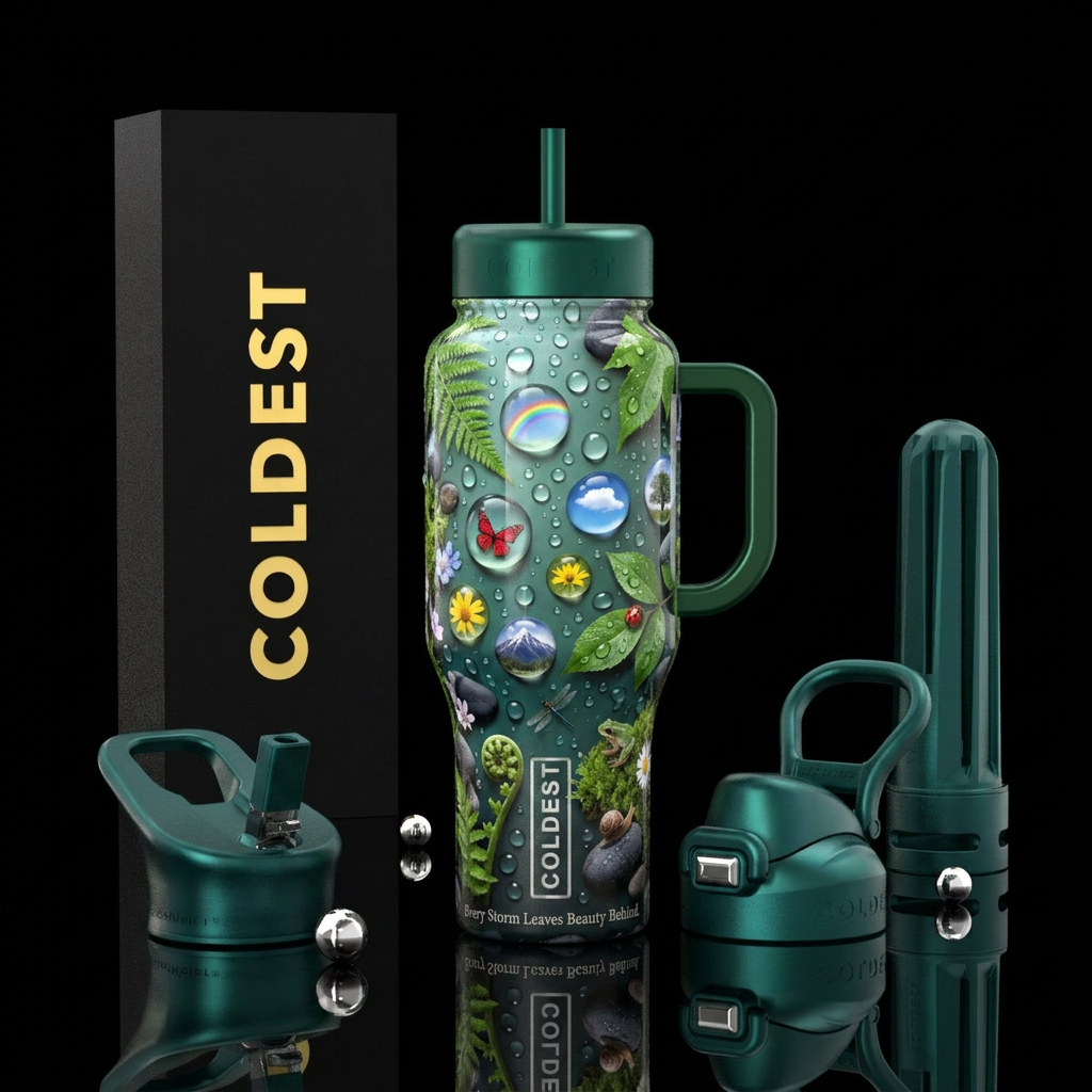 Liquid Crystal Other premium names: After the Rain... water bottle design