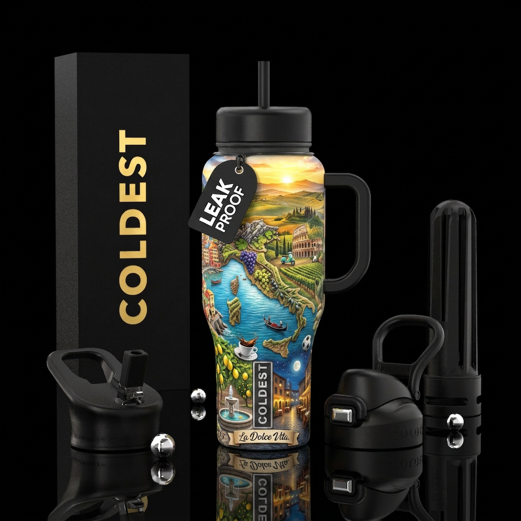 La Bella Italia Other premium names: Journey Throu... water bottle design