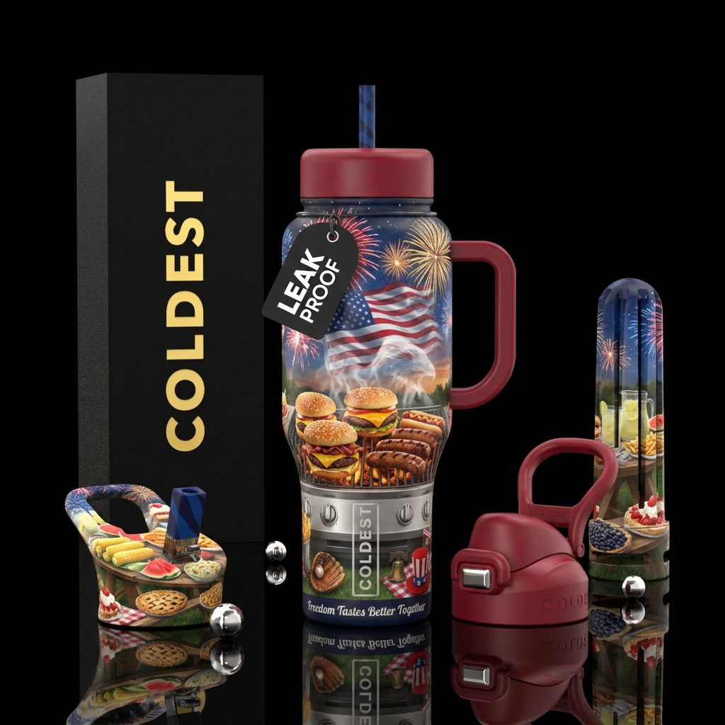 Stars, Stripes & Sizzle Other premium names: Freed... water bottle design
