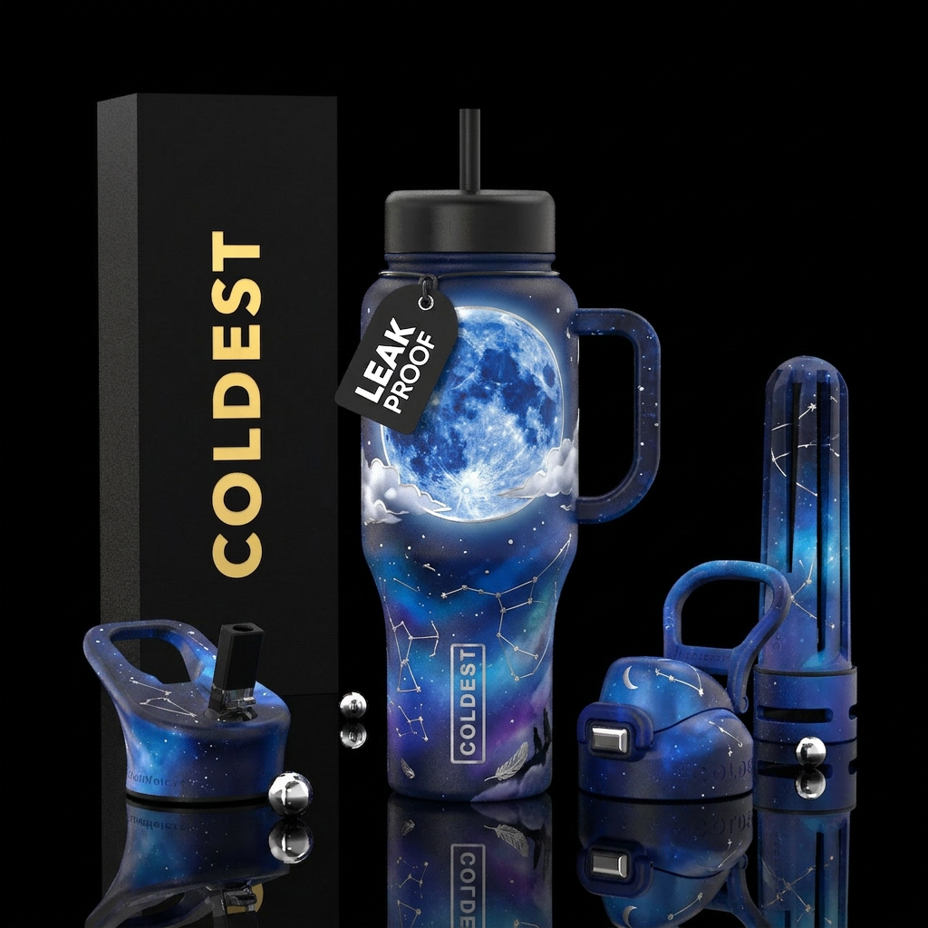 Luna Noctis (Latin for "Moon Night") Other premium... water bottle design