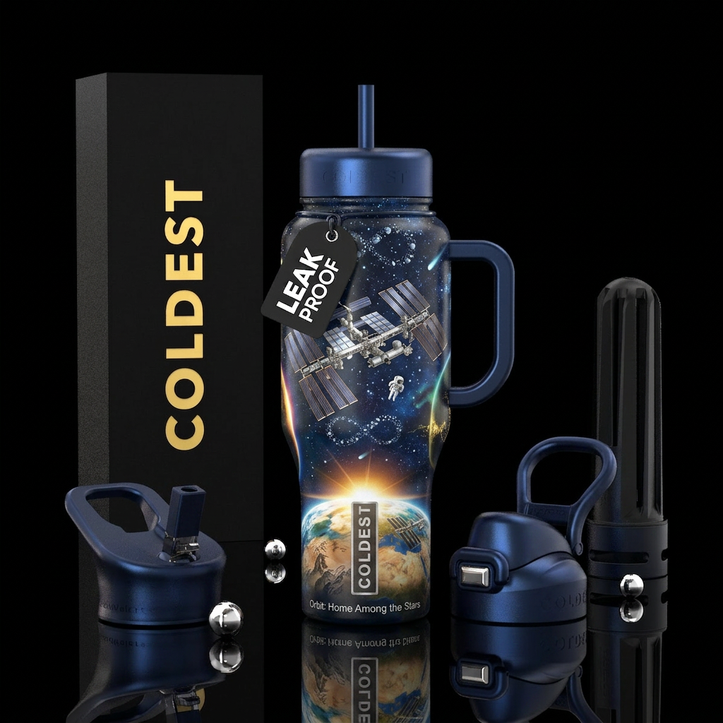 Orbit: Home Among the Stars Other premium names: O... water bottle design
