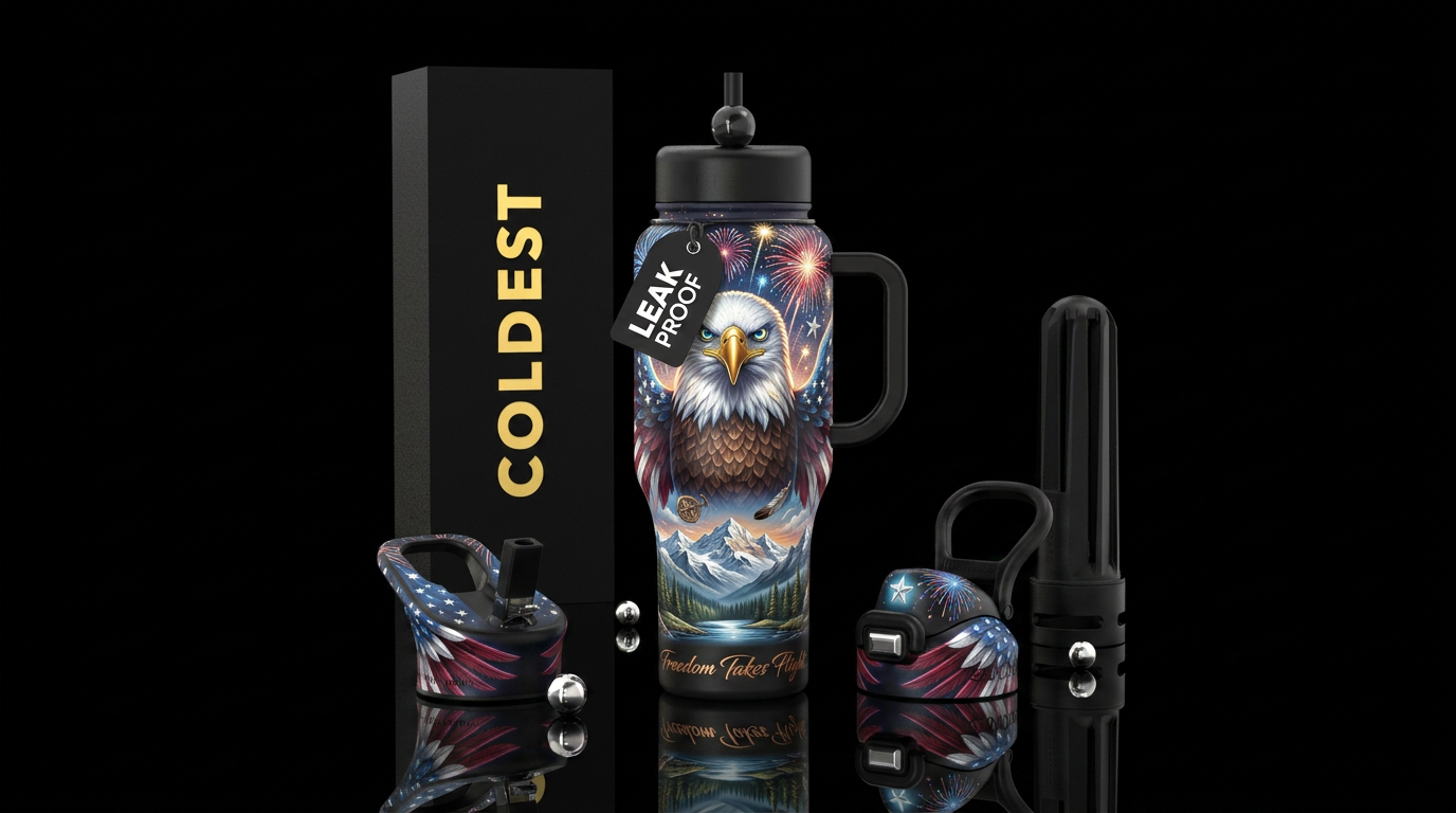 Wings of Freedom Other premium names: Liberty's Gu... water bottle design