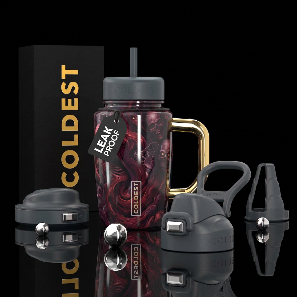 scary water bottle design