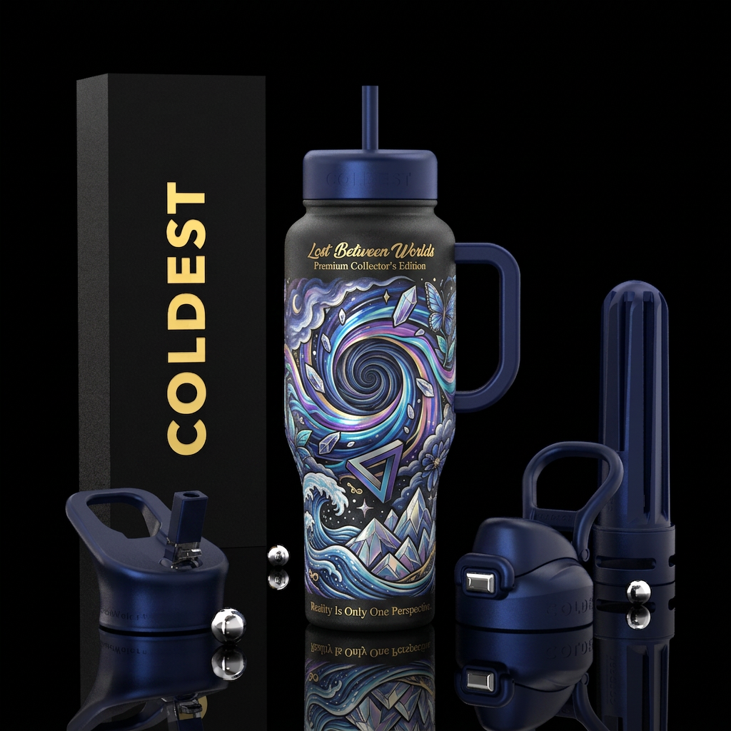 Lost Between Worlds Other premium names: Through t... water bottle design