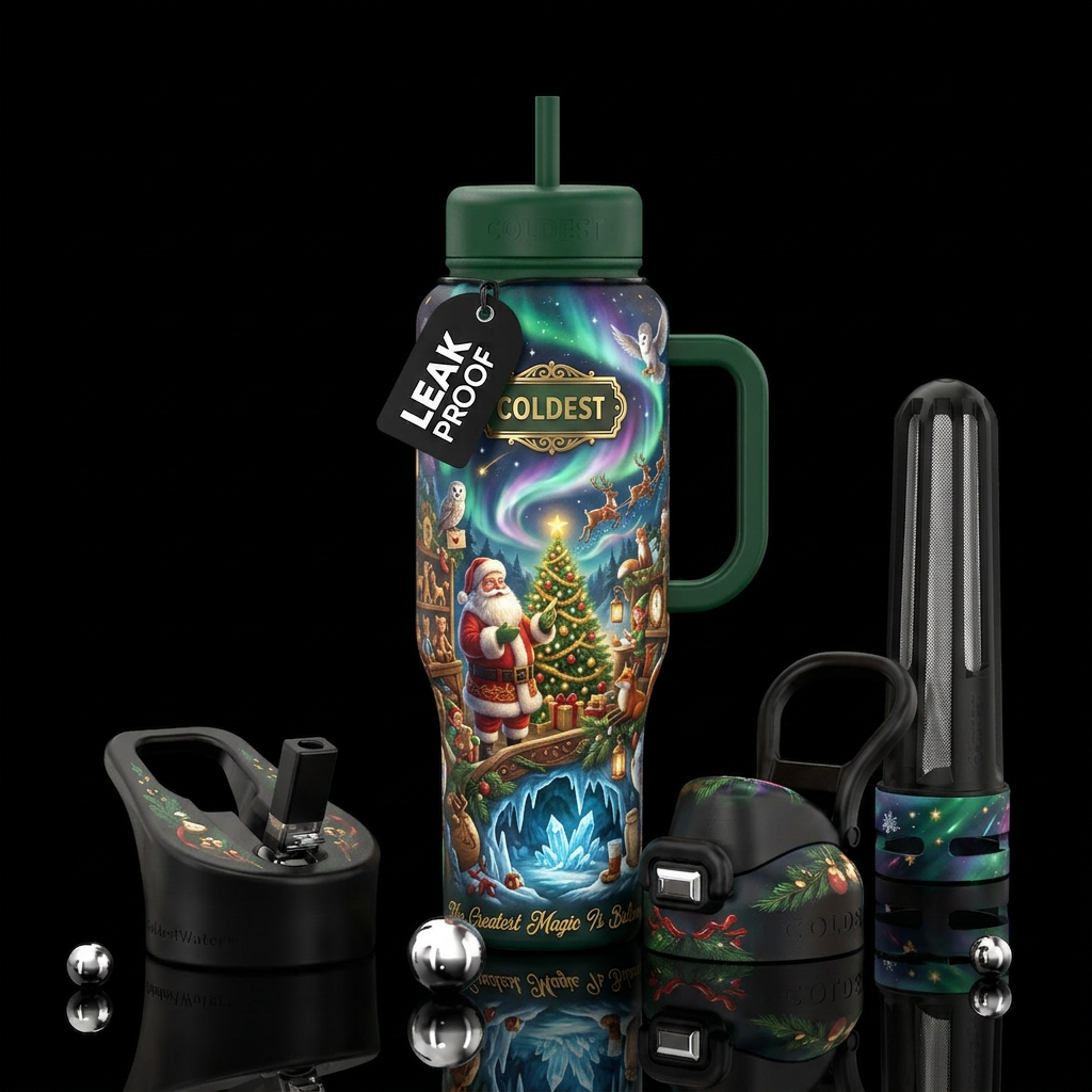 A Secret of Santa tumbler has the potential to bec... water bottle design