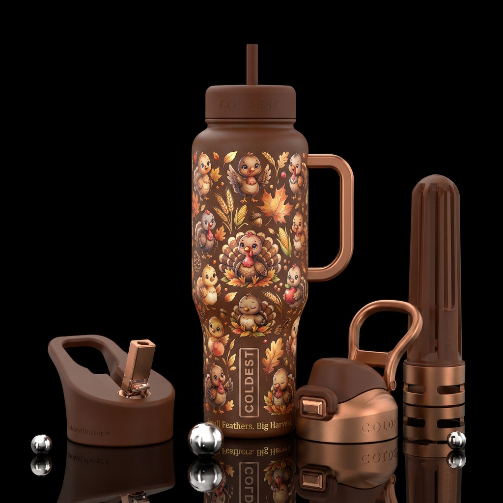 A Baby Turkeys tumbler has the potential to become... water bottle design