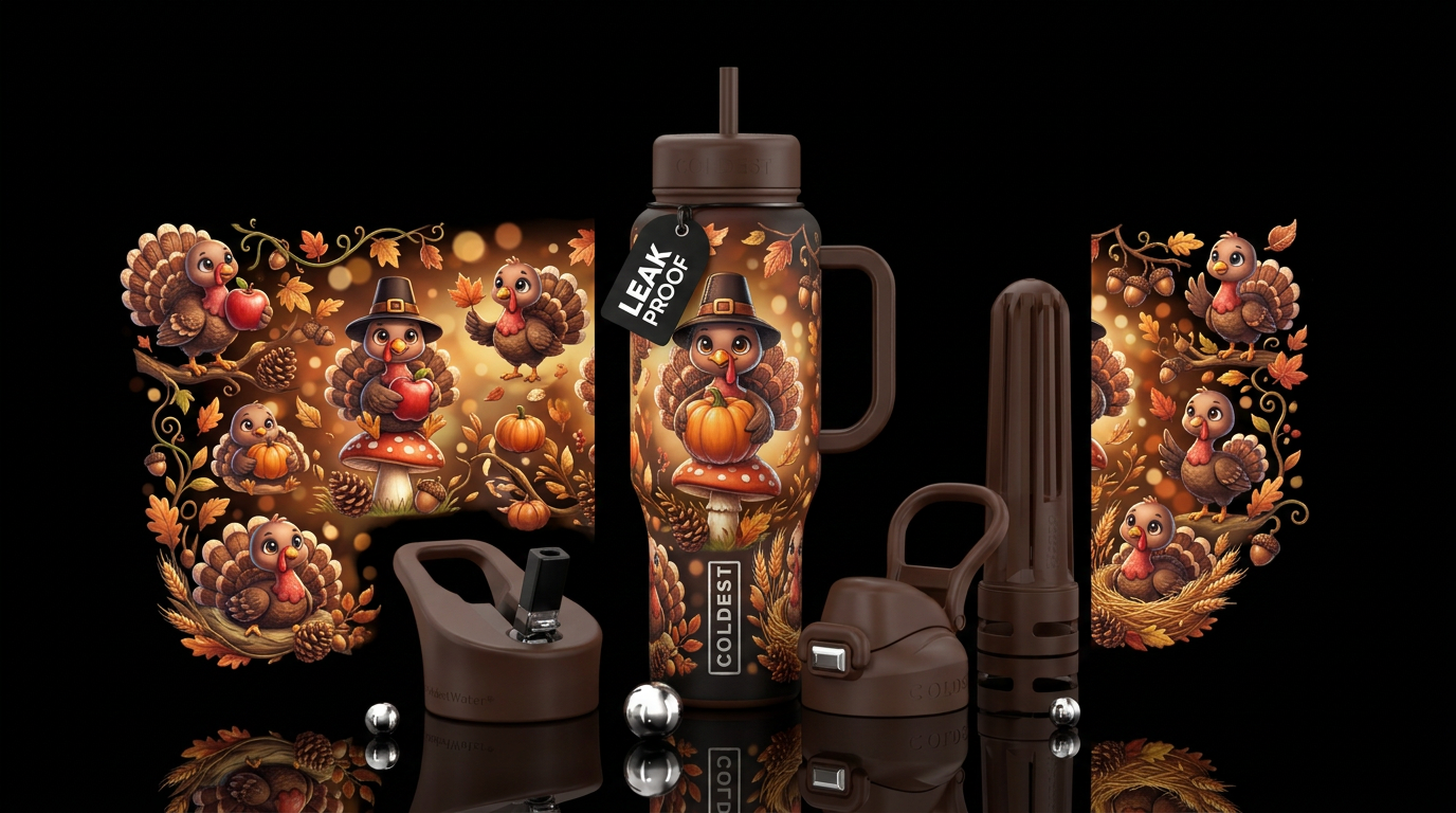 A Baby Turkeys tumbler has the potential to become... water bottle design