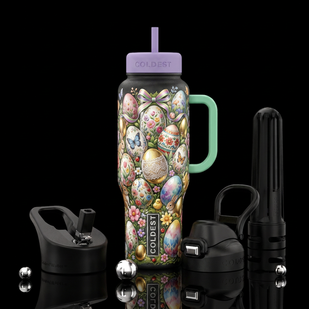An Easter Egg Hunt tumbler has the potential to be... water bottle design