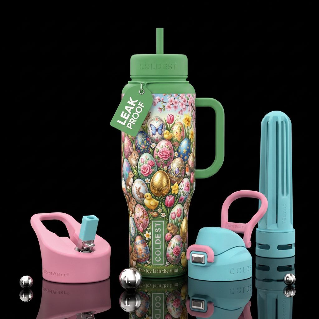 An Easter Egg Hunt tumbler has the potential to be... water bottle design