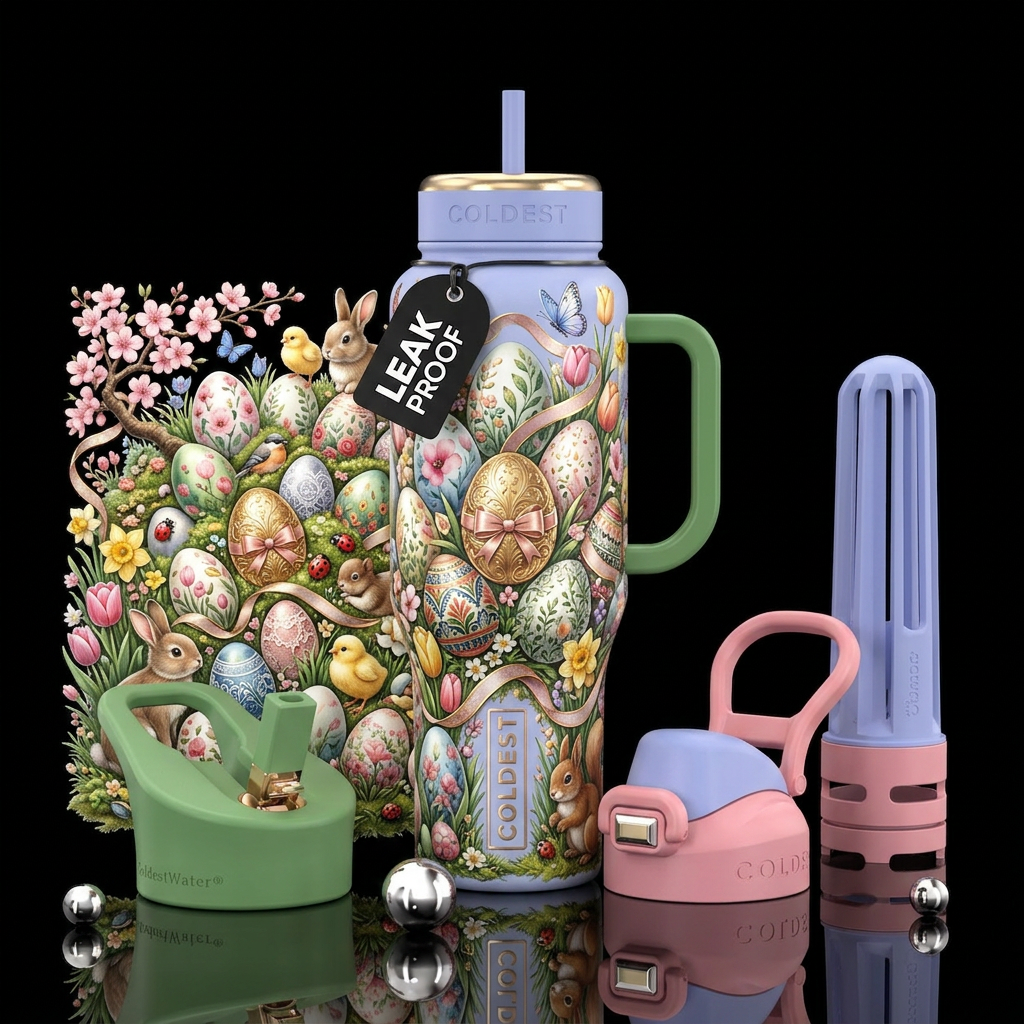 An Easter Egg Hunt tumbler has the potential to be... water bottle design