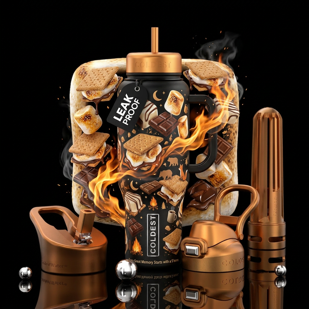 A S'mores tumbler has the potential to become one ... water bottle design