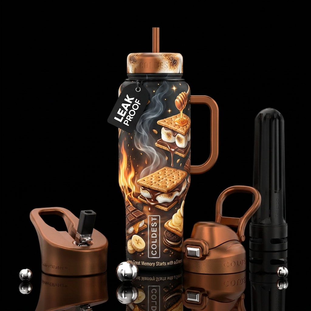 A S'mores tumbler has the potential to become one ... water bottle design