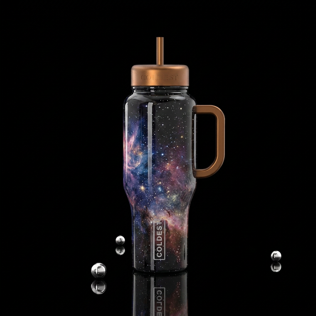 Nebula water bottle design