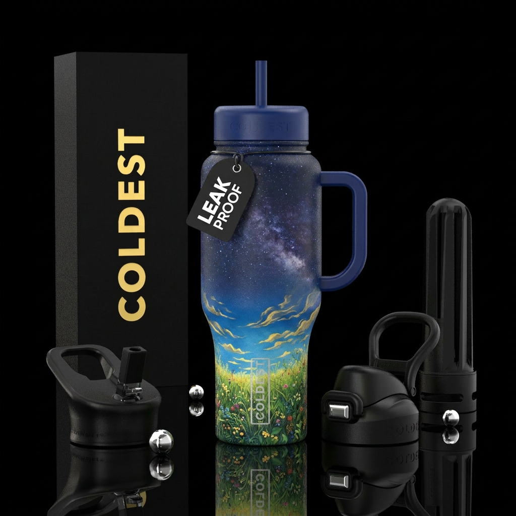 Daydreaming water bottle design