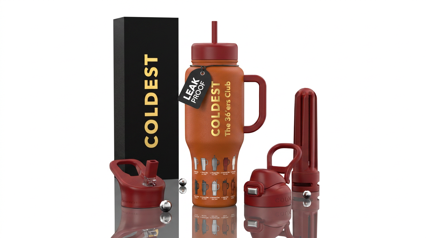 Take every 36 ounce cup that coldest has ever made... water bottle design