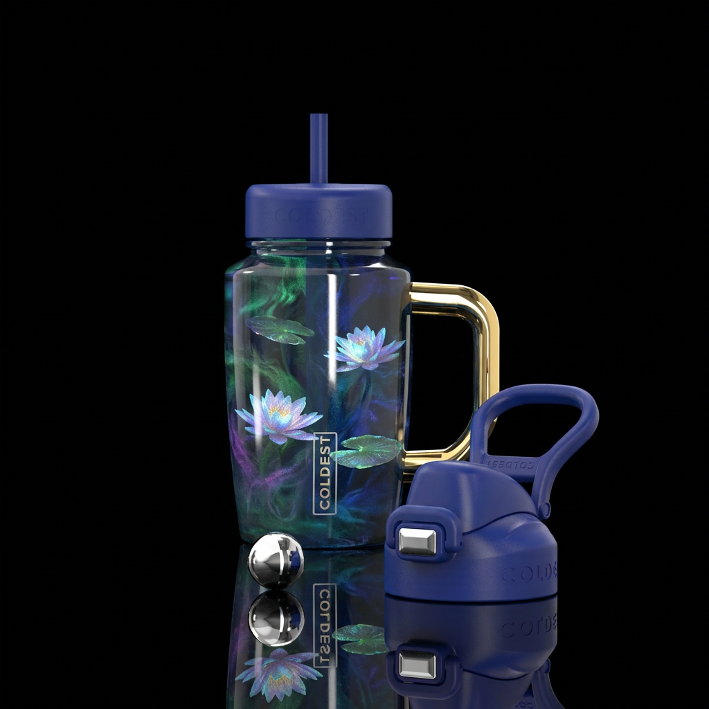 deep-sea obsidian base. Suspended deep inside the ... water bottle design