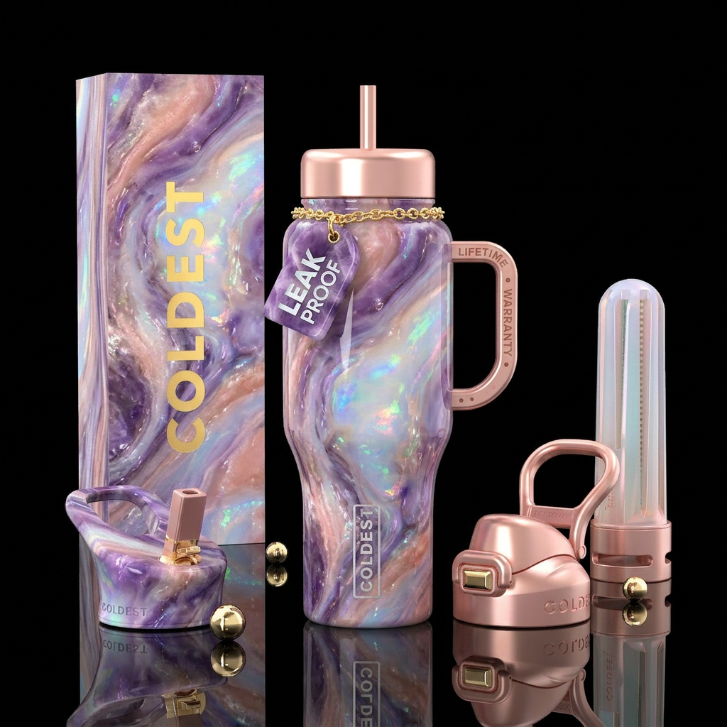 Privacy water bottle design