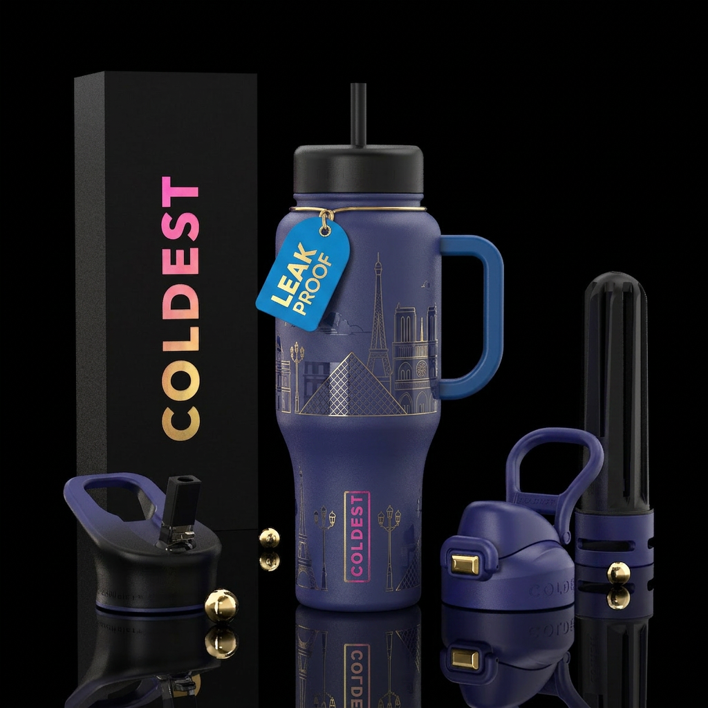 The Parisian Collection water bottle design