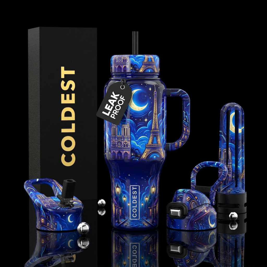 The Parisian Collection water bottle design