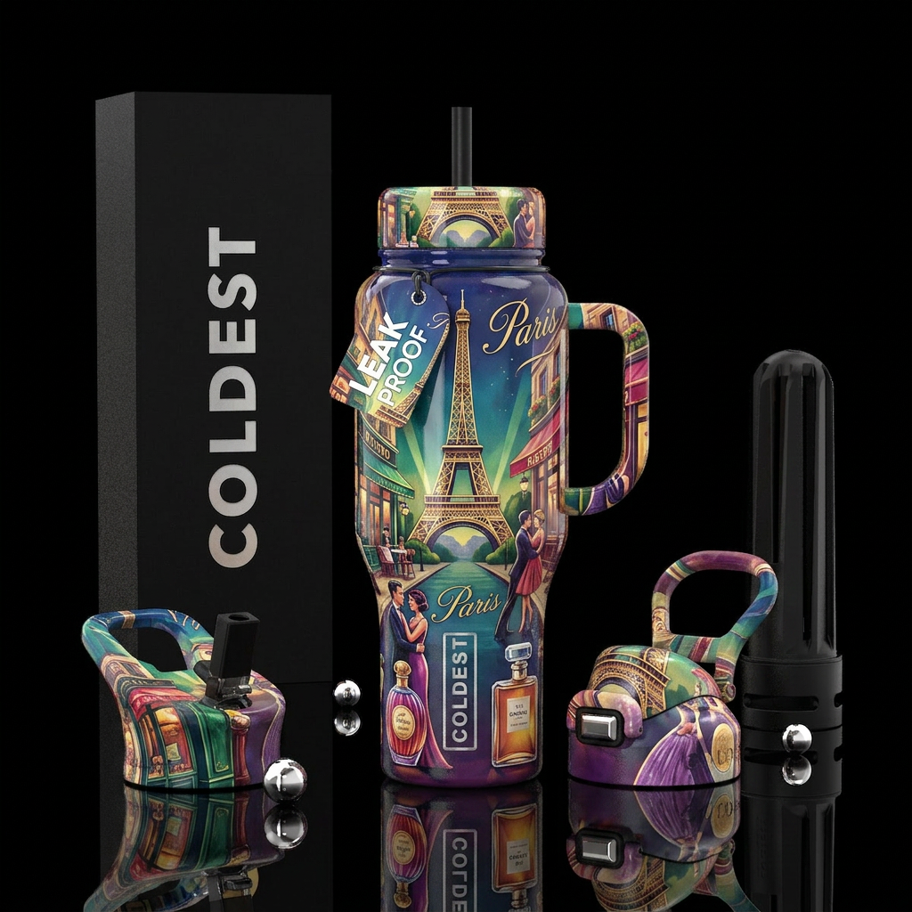 The Parisian Collection water bottle design