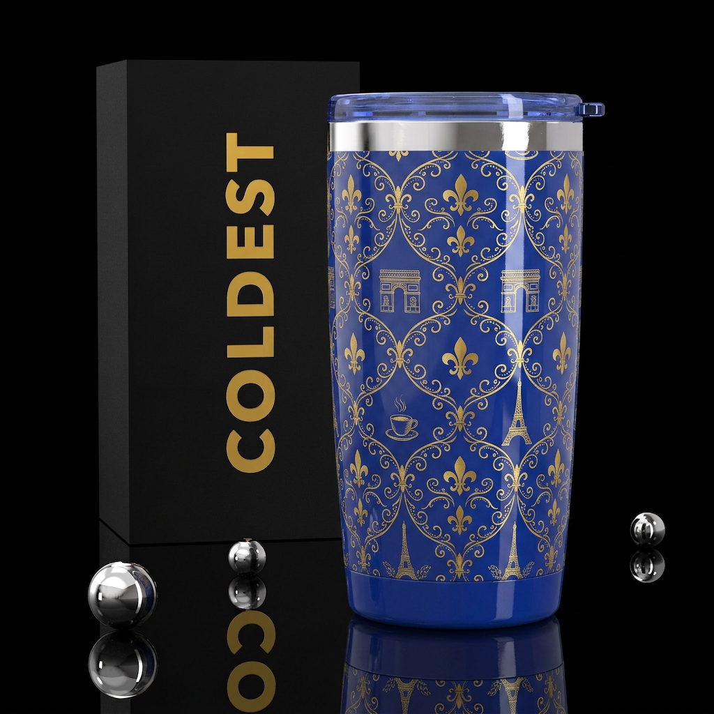 The Parisian Collection water bottle design