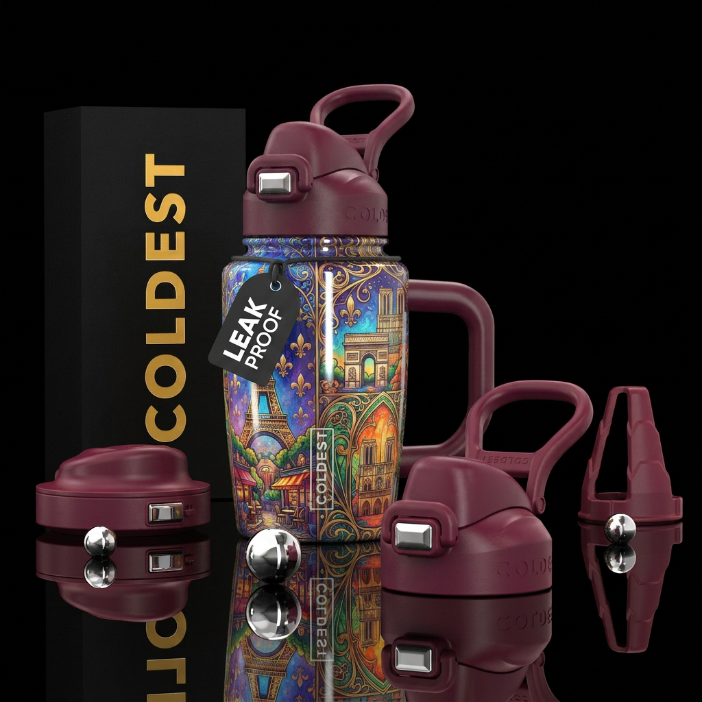The Parisian Collection water bottle design