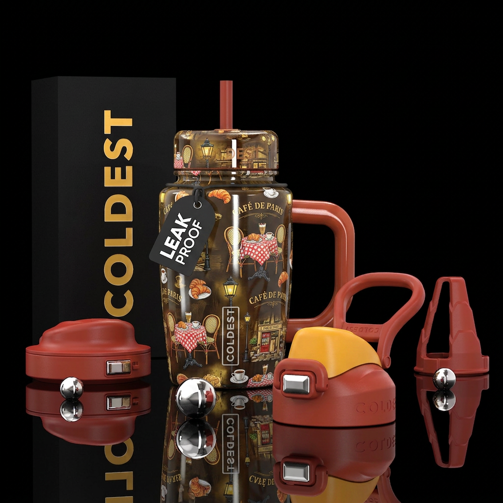 The Parisian Collection water bottle design