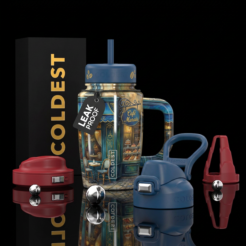The Parisian Collection water bottle design