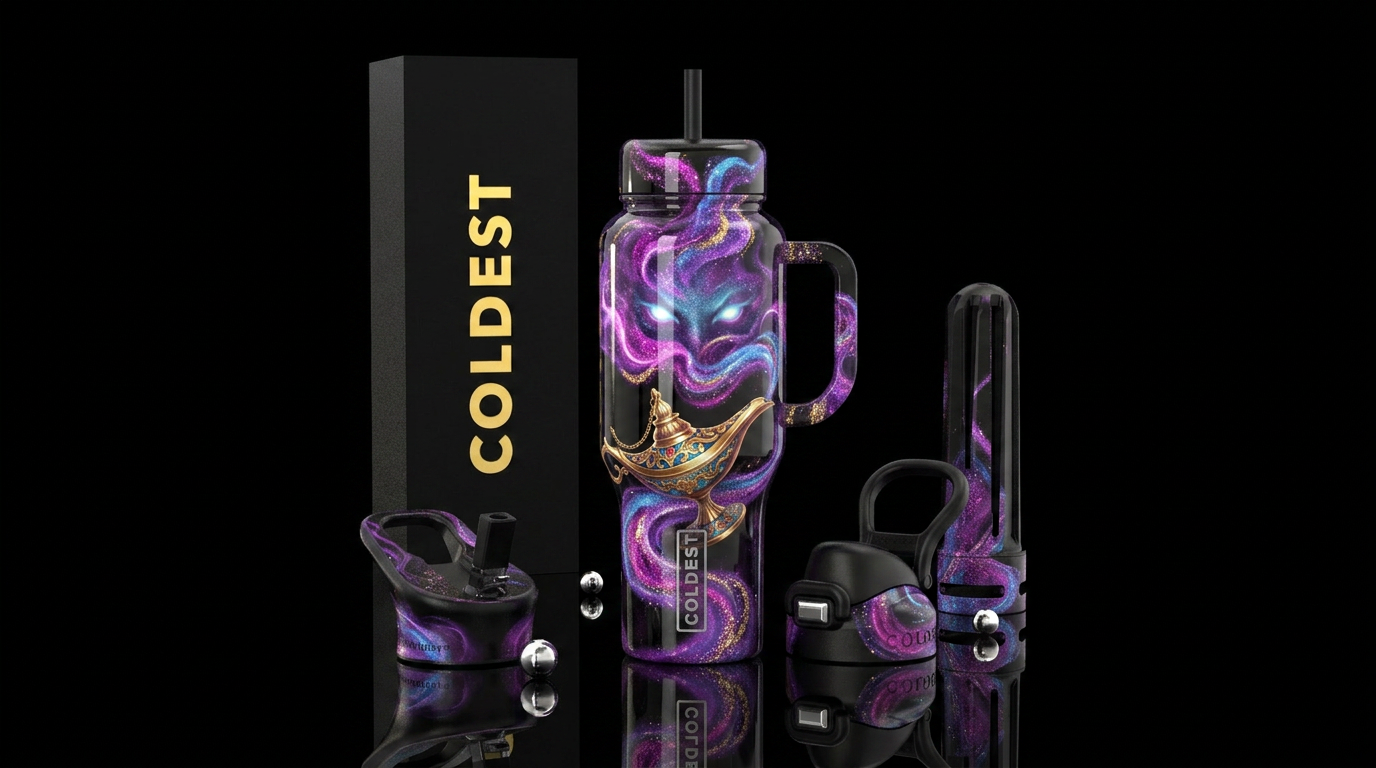 Make A Wish water bottle design
